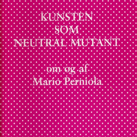 Kunsten som neutral mutant