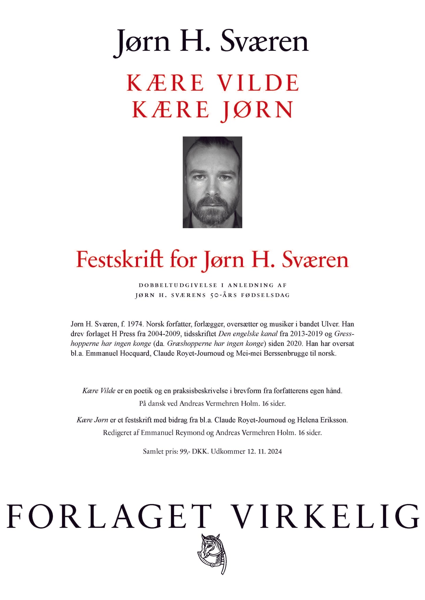 Kære Vilde / Kære Jørn