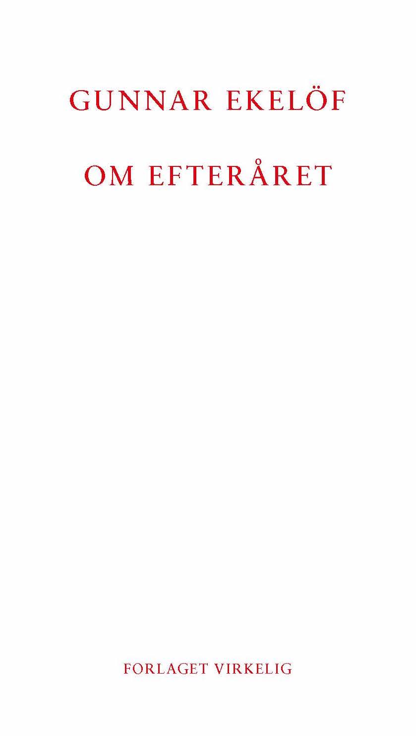 Om efteråret