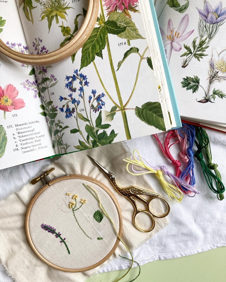 EVENT 9. november 2023: Blomsterbroderi og Visible mending med Lille Klode (THIEMERS KAFFEBAR)
