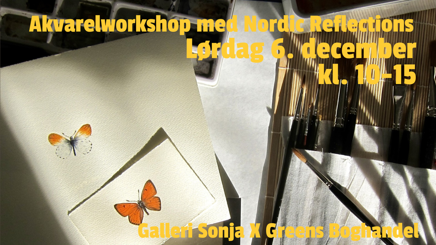 6. december: Akvarelworkshop med Nordic Reflections