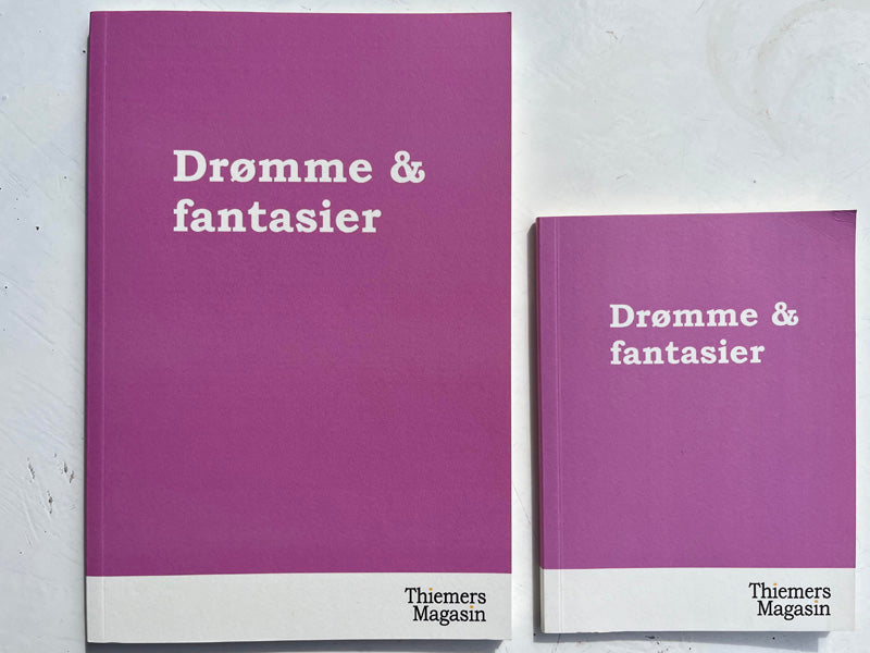 Notesbog (stor). Drømme og fantasier.