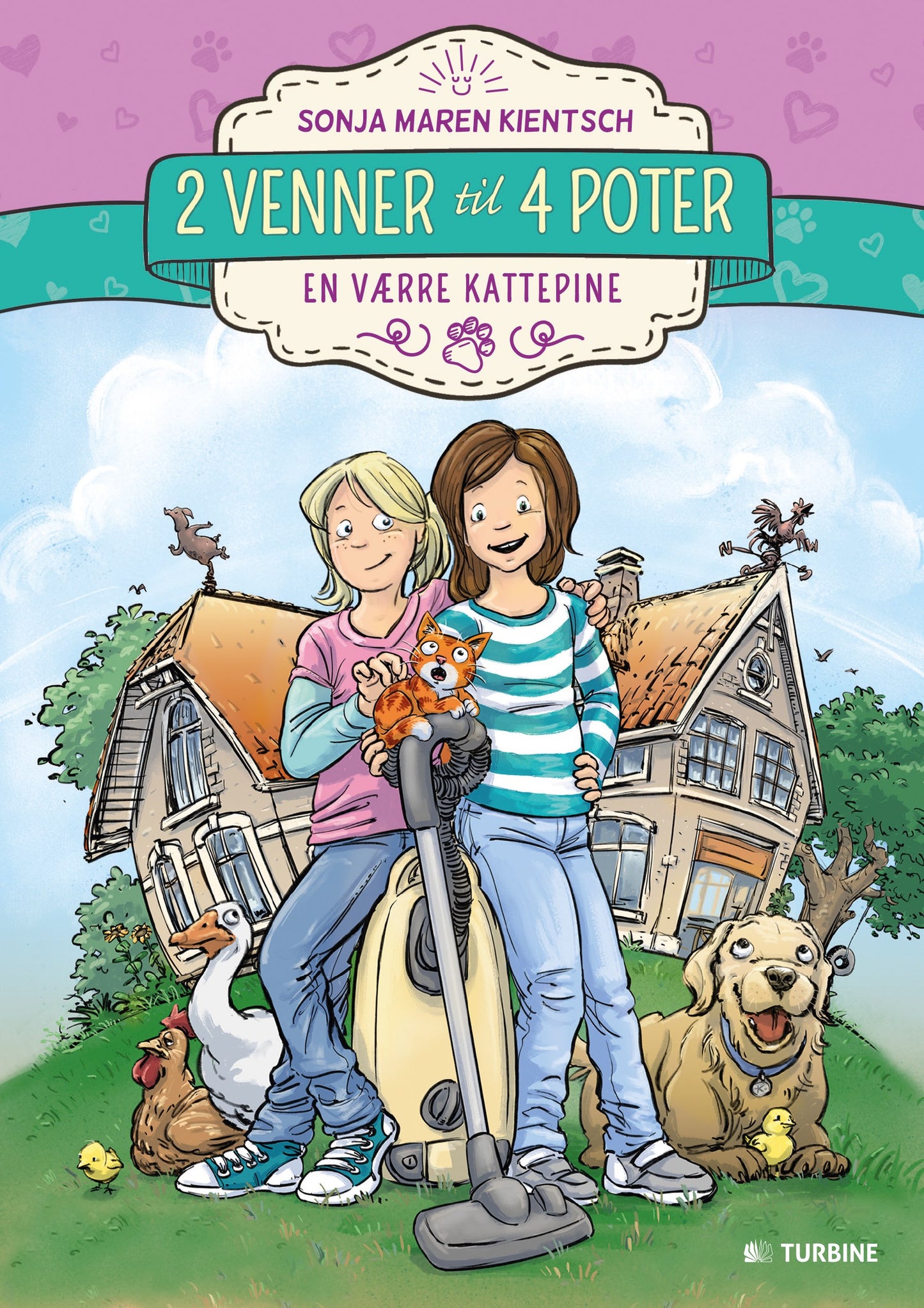 2 venner til 4 poter