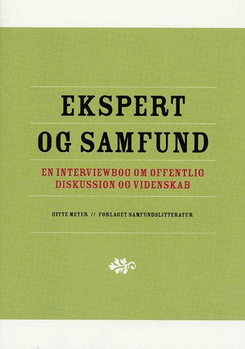 Ekspert og samfund
