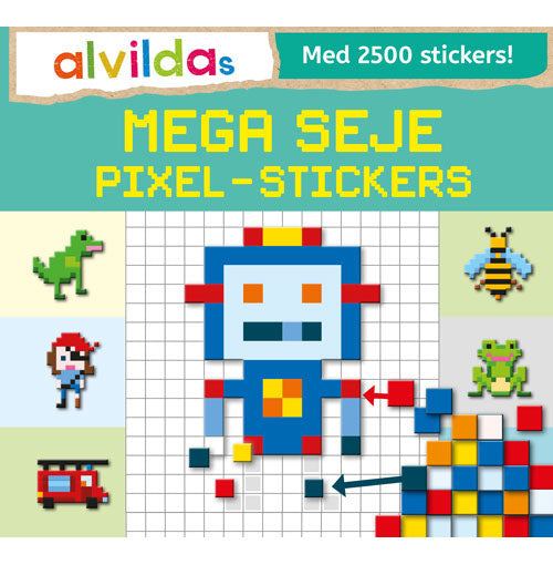 Alvildas mega seje pixel-stickers