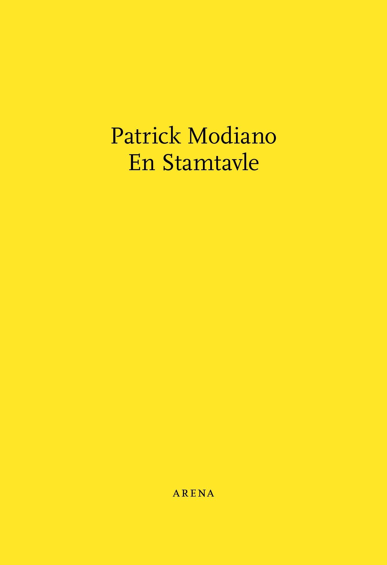 En Stamtavle