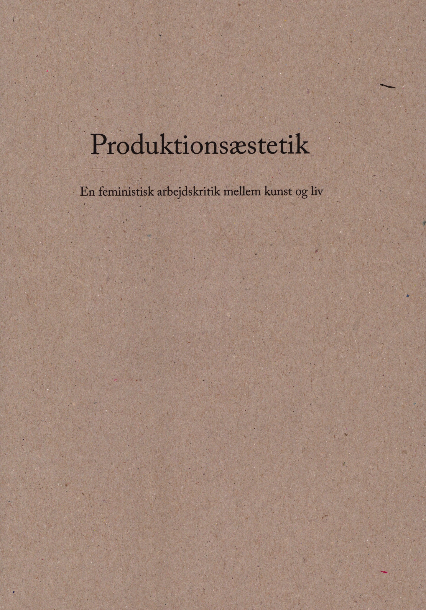 Produktionsæstetik