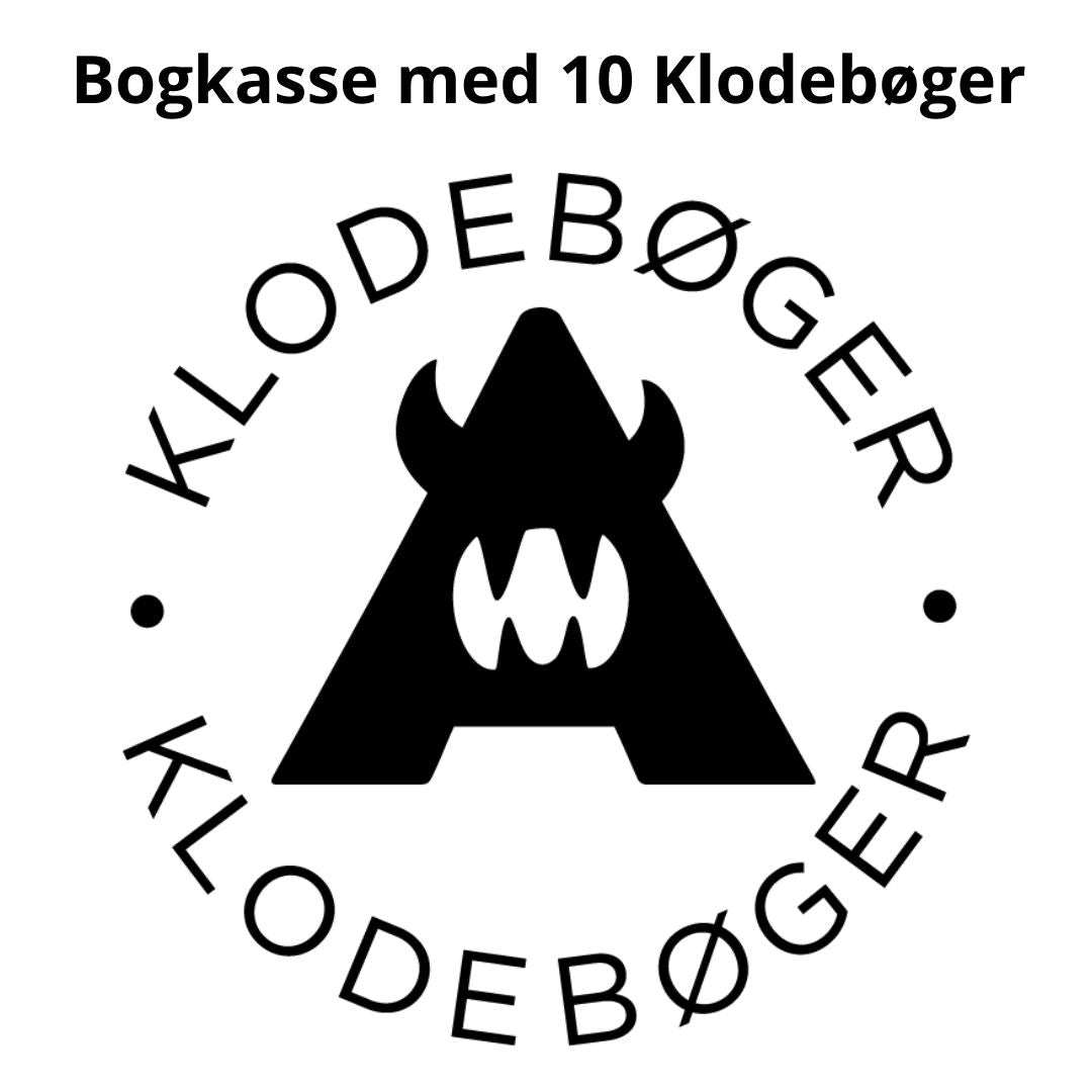 Bogkasse med 10 Klodebøger