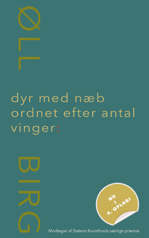 dyr med næb ordnet efter antal vinger: