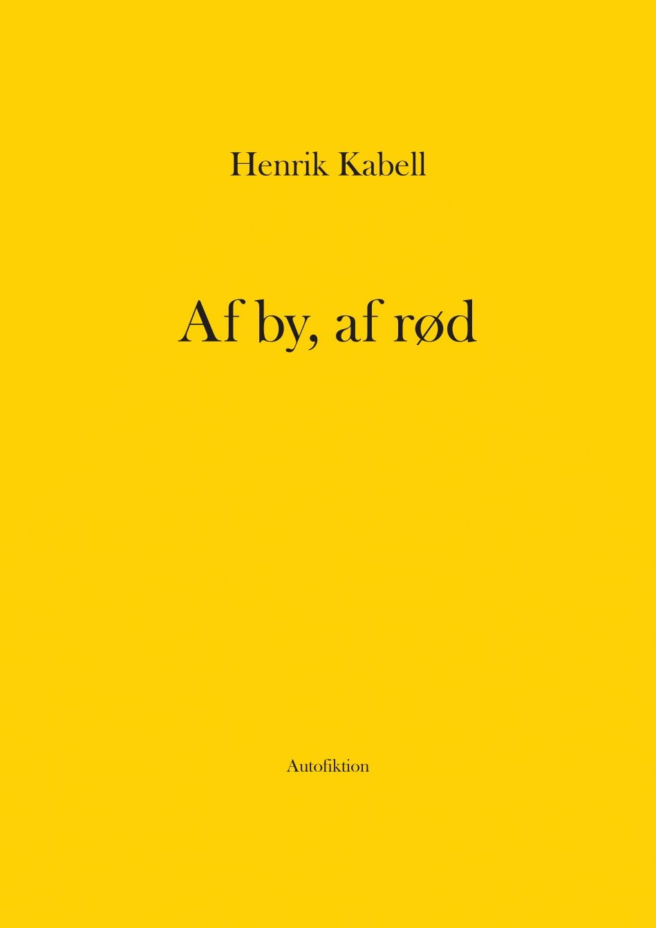 Af by, af rød