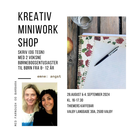 Kreativ miniworkshop til børn fra 8-12 år i Thiemers Kaffebar!