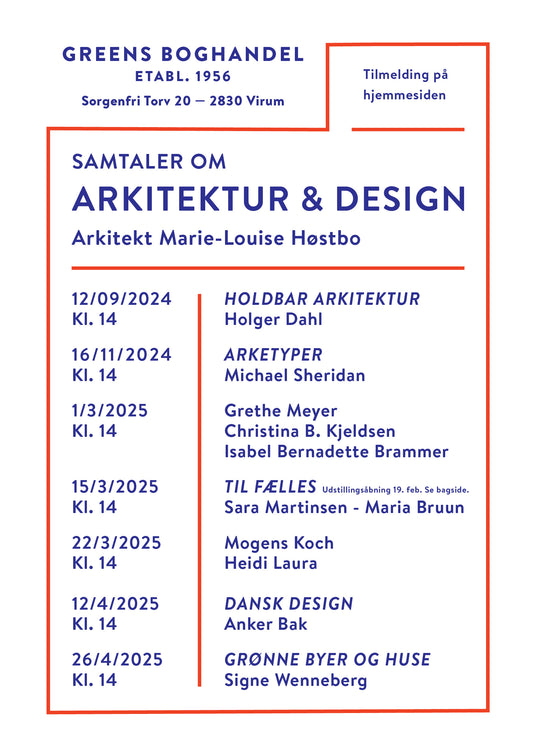 26. april: Arkitektsamtale i Greens: Signe Wenneberg om grønne byer og bygningskulturarv
