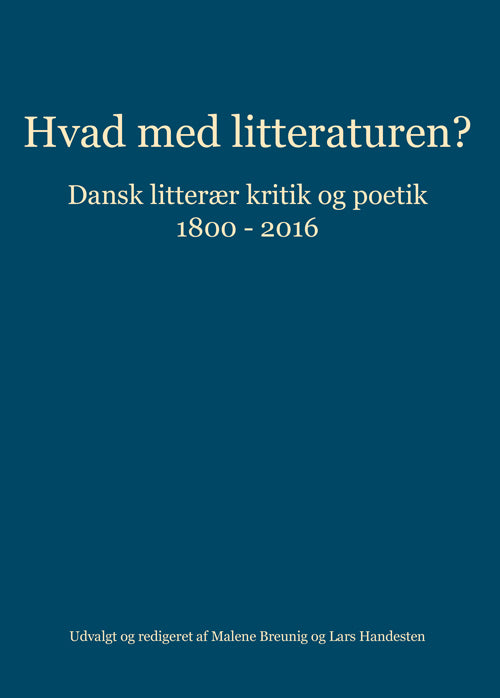 Hvad med litteraturen?