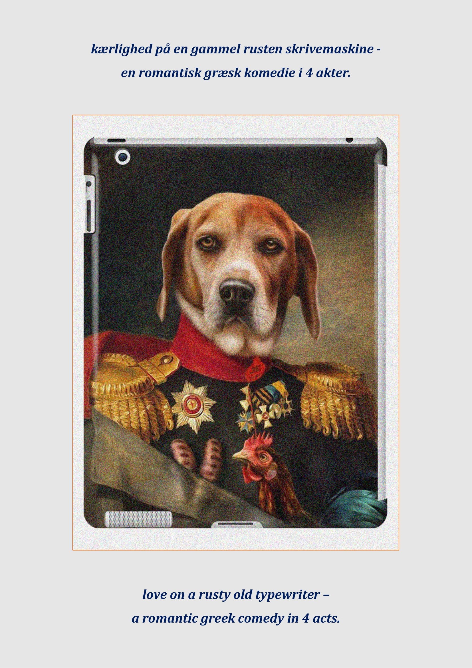 Kærlighed på en gammel rusten skrivemaskine
