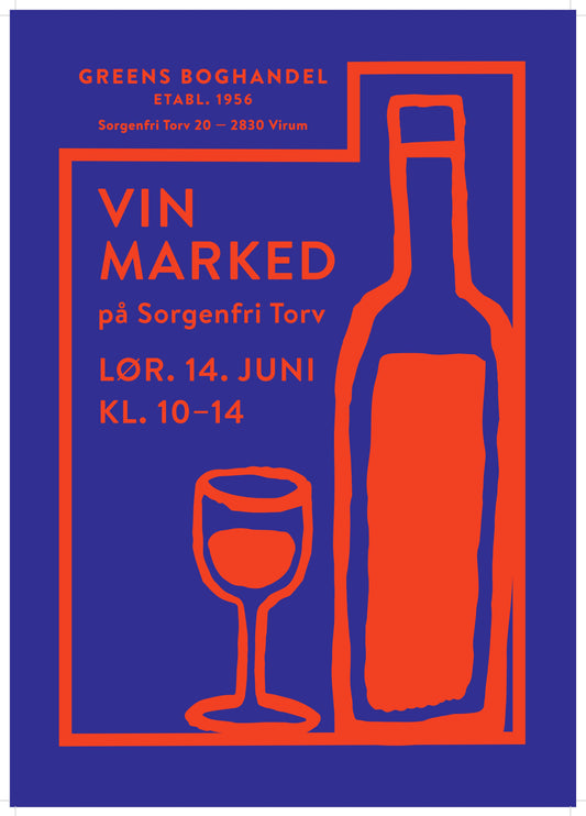 14. juni: Vinmarked på Sorgenfri Torv