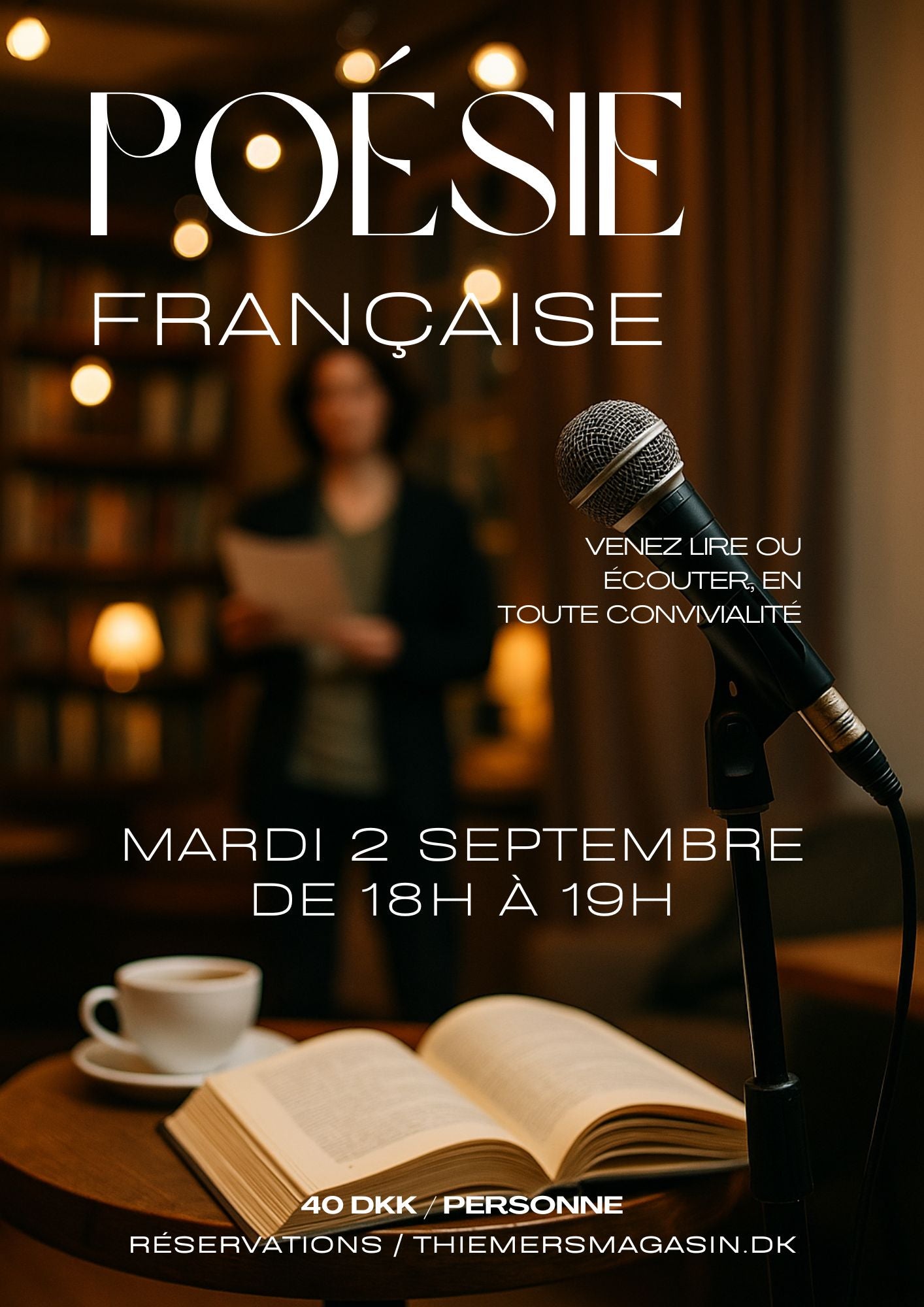 Poésie Francaise - Venez lire ou ecouter, en toute convivalité