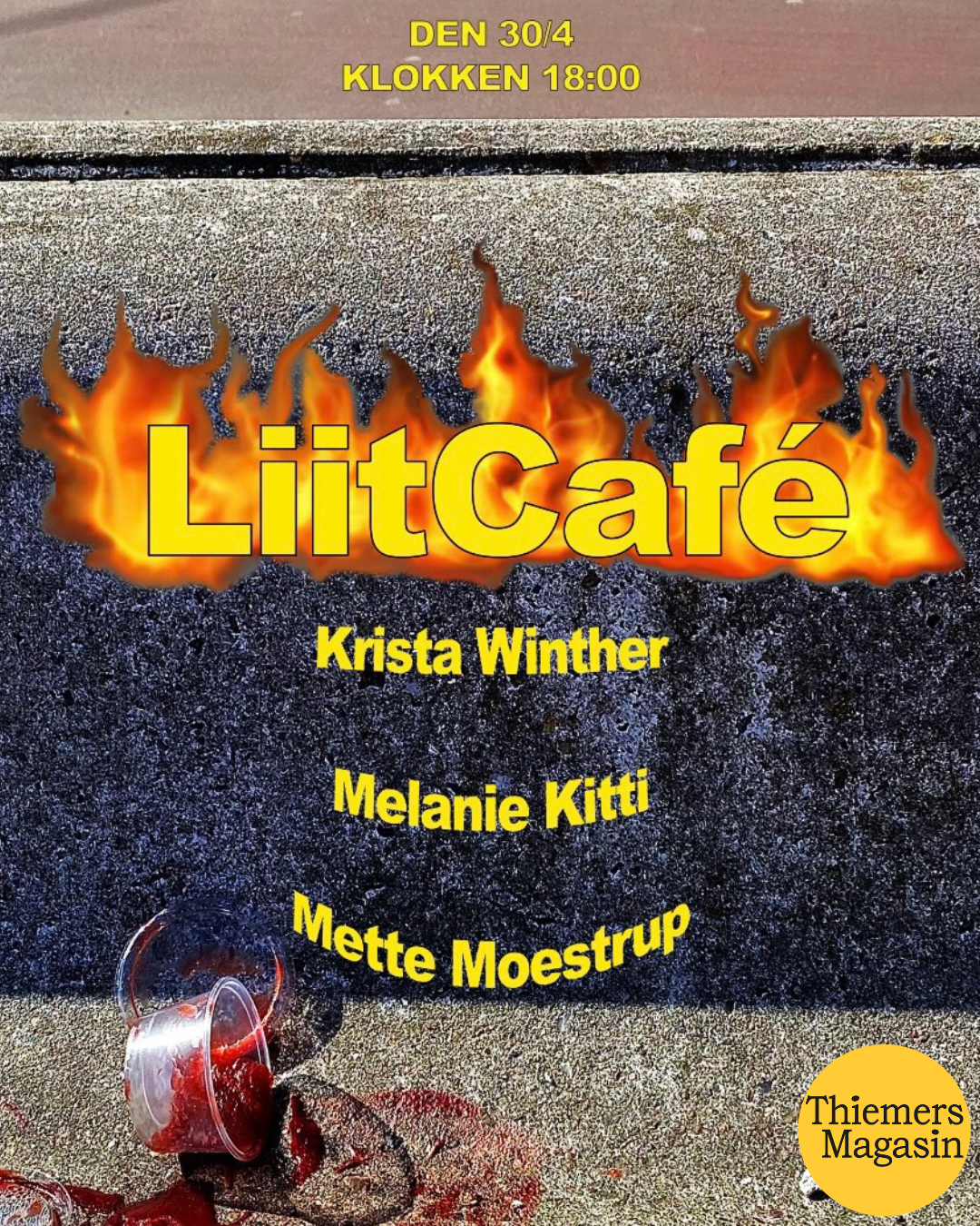 EVENT 30. april 2025: LiitCafé: Mette Moestrup, Melanie Kitti og Krista Winther