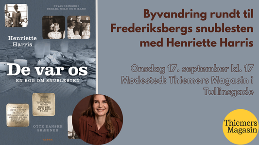 Byvandring rundt til Frederiksbergs snublesten med Henriette Harris