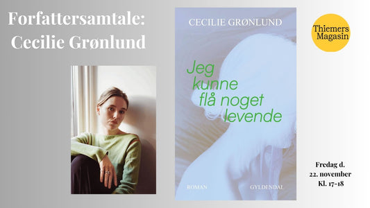 9. oktober: Oplæsning og samtale: Pia Tafdrup