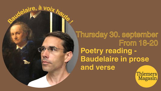 Poetry reading - Baudelaire in prose and verse - Julien Bergère