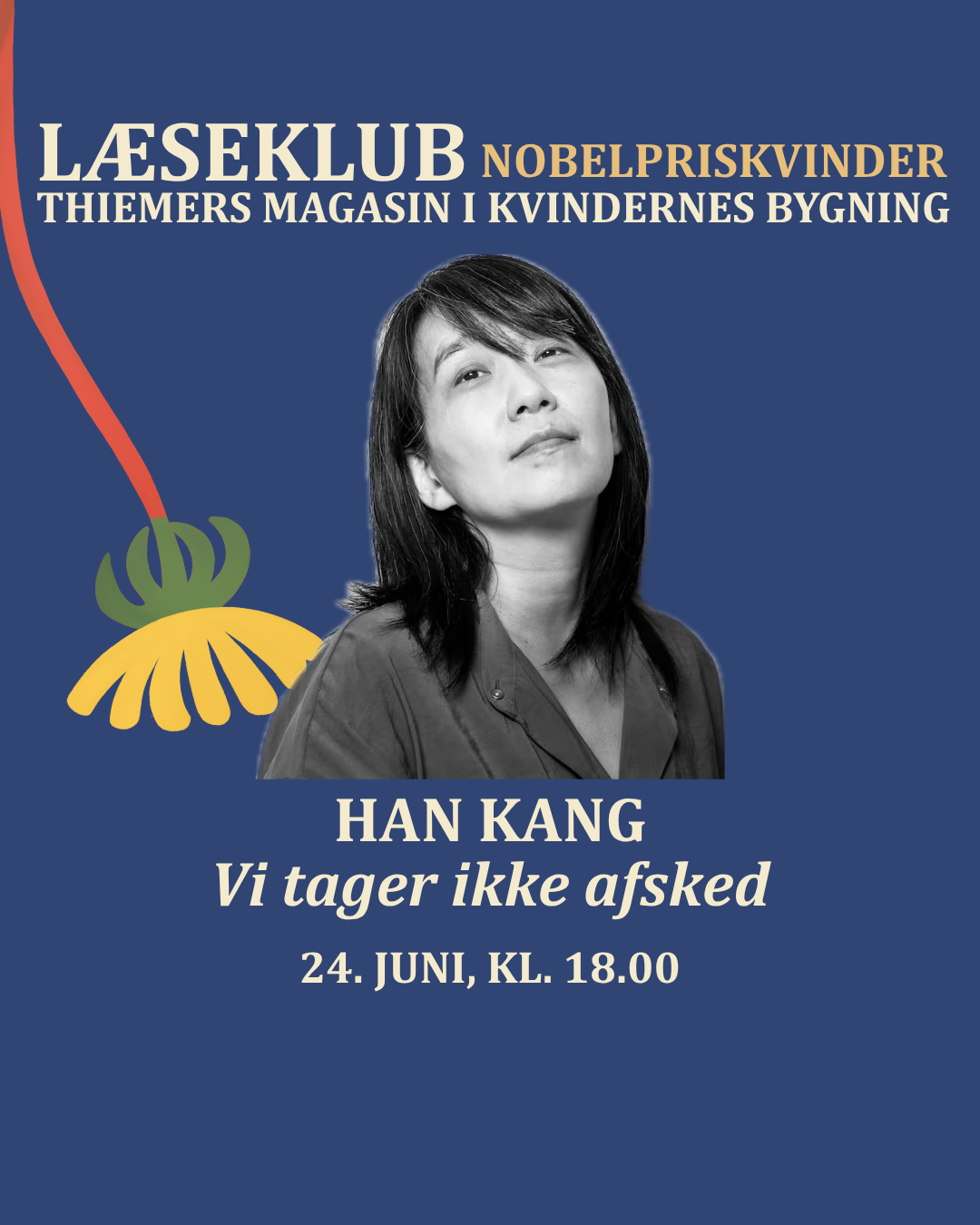 Læseklub: Nobelpriskvinder, Han Kang, "Vi tager ikke afsked"