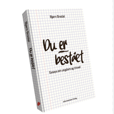 Forfattertalk: Bjørn Bredal i samtale med Kristina Stoltz om "Du er bestået - essays om ungdom og trivsel"