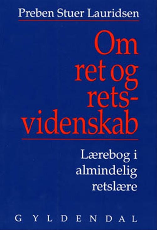 Om ret og retsvidenskab