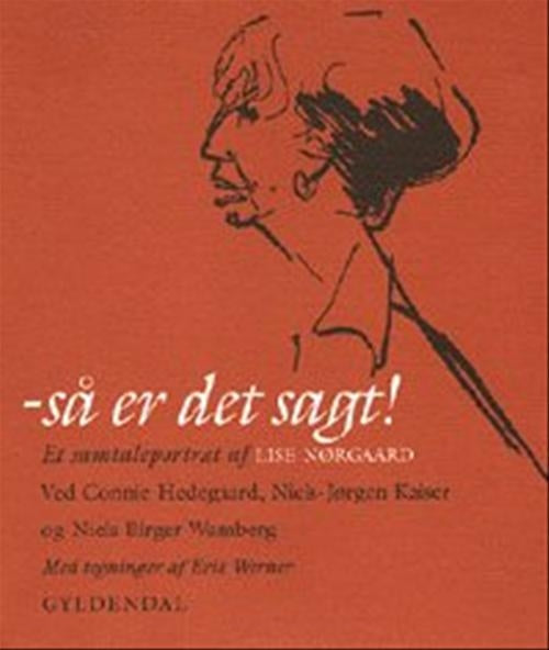 - så er det sagt!