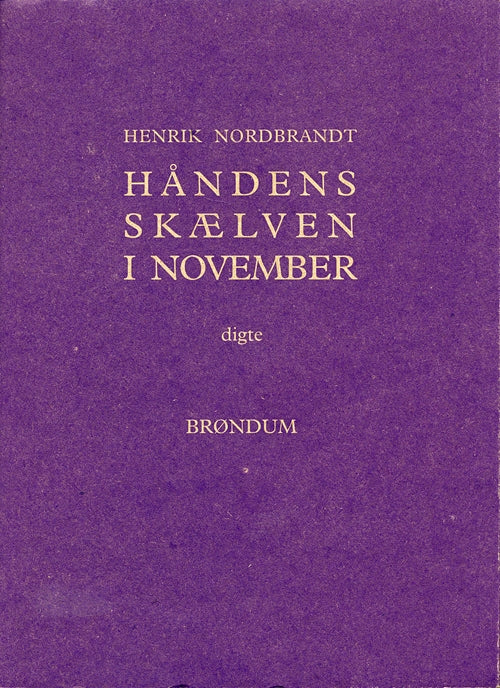 Håndens skælven i november