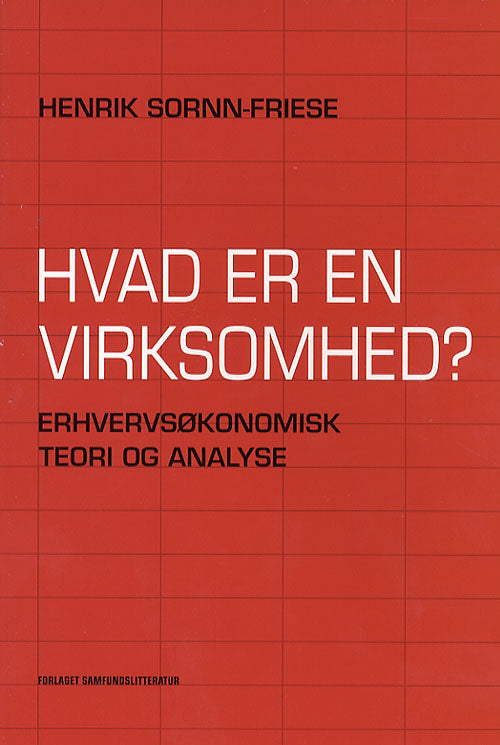 Hvad er en virksomhed?