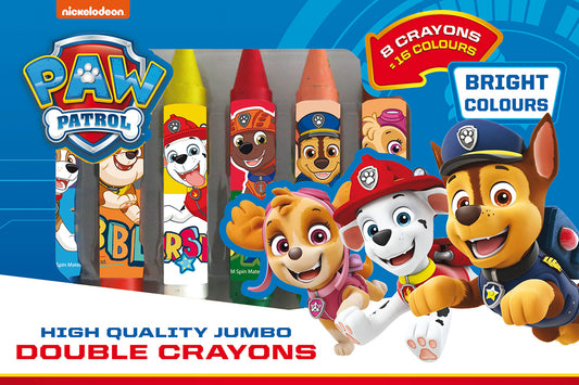 Dobbelte jumbo voksfarver med Paw Patrol