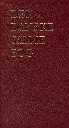 Den Danske Salmebog - Luksus rød, guldtryk på ryg/front