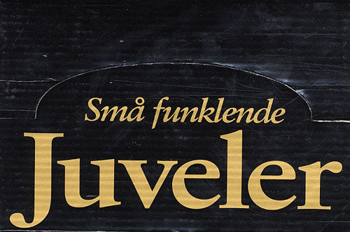 Display med 24 små funklende juveler (8 titler)