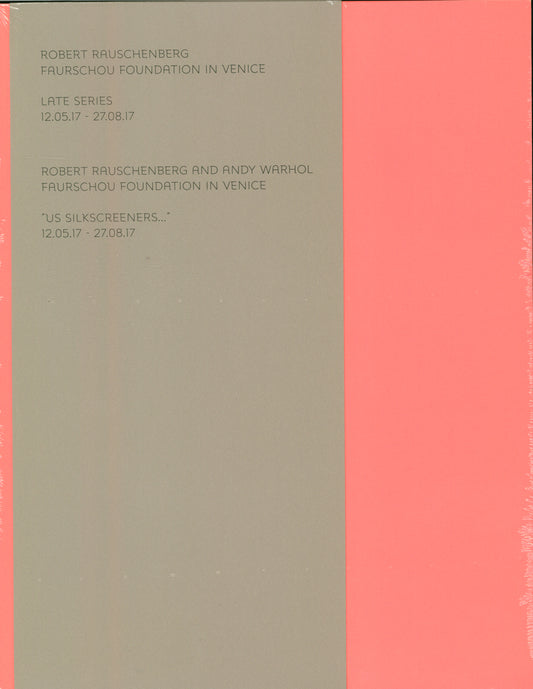 Robert Rauschenberg & Andy Warhol