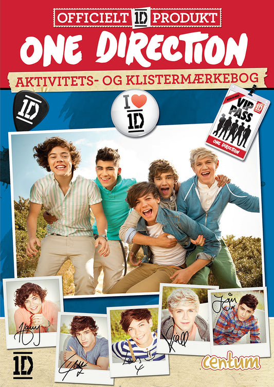 One Direction Aktivitets- og klistermærkebog