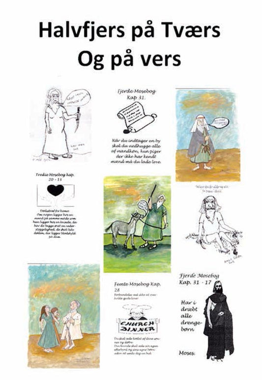 Halvfjers på tværs og på vers