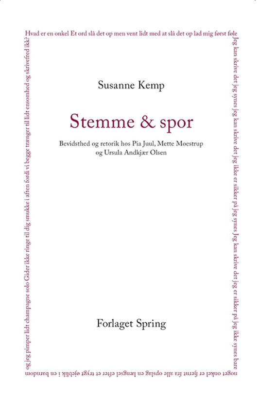 Stemme & spor