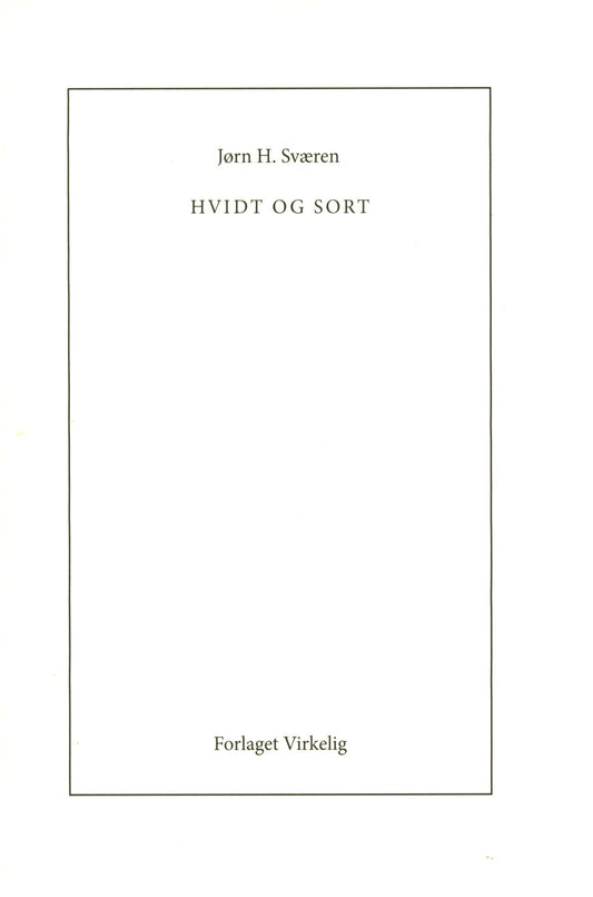 Hvidt og sort
