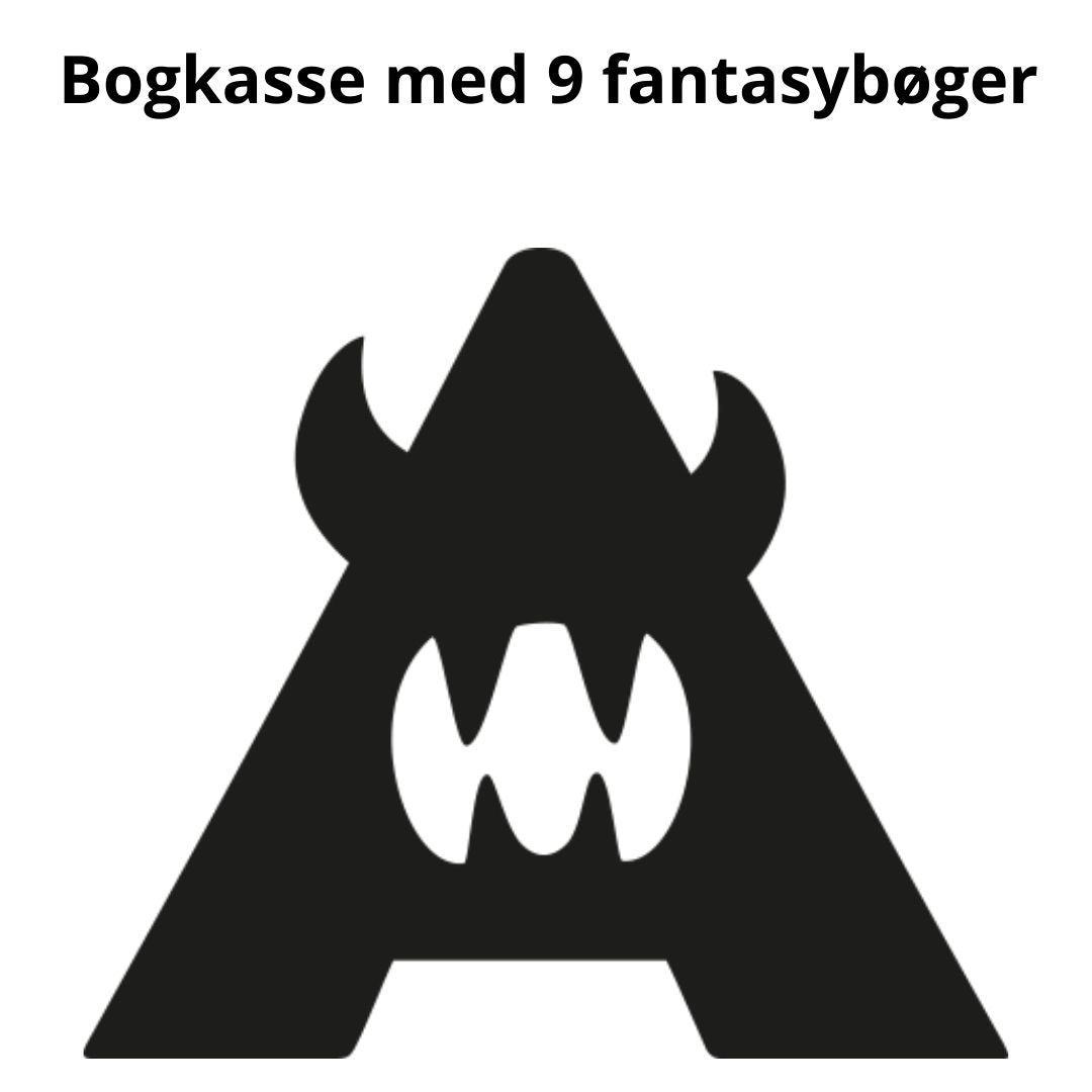 Bogkasse med 9 fantasybøger