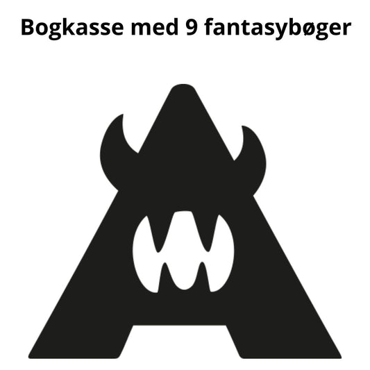 Bogkasse med 9 fantasybøger