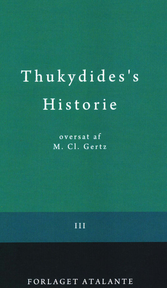 Thukydides's Historie III