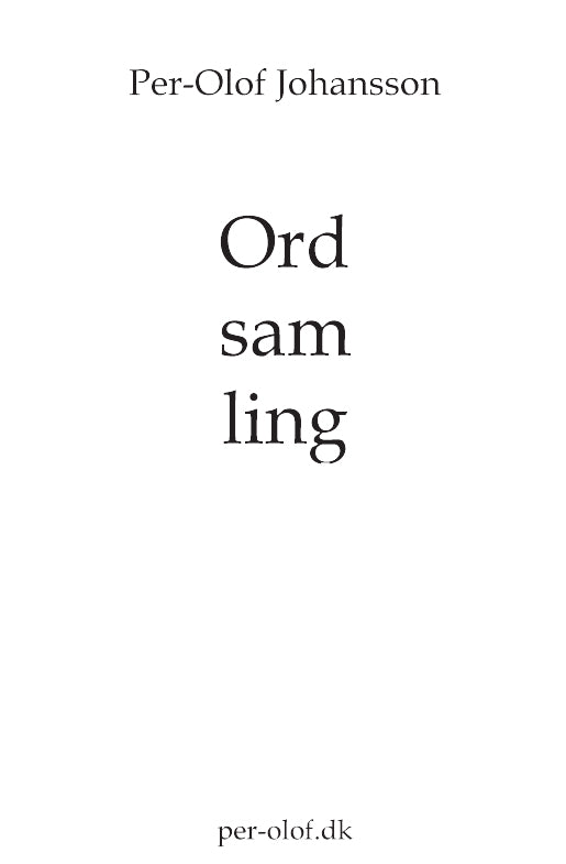 Ordsamling