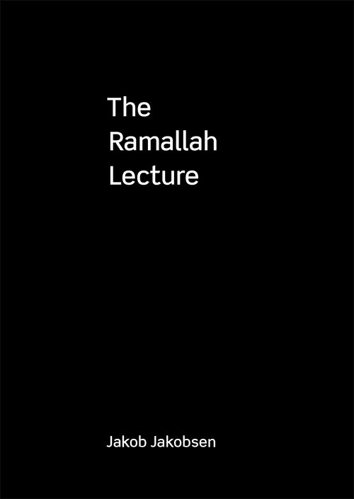 The Rammalah Lecture