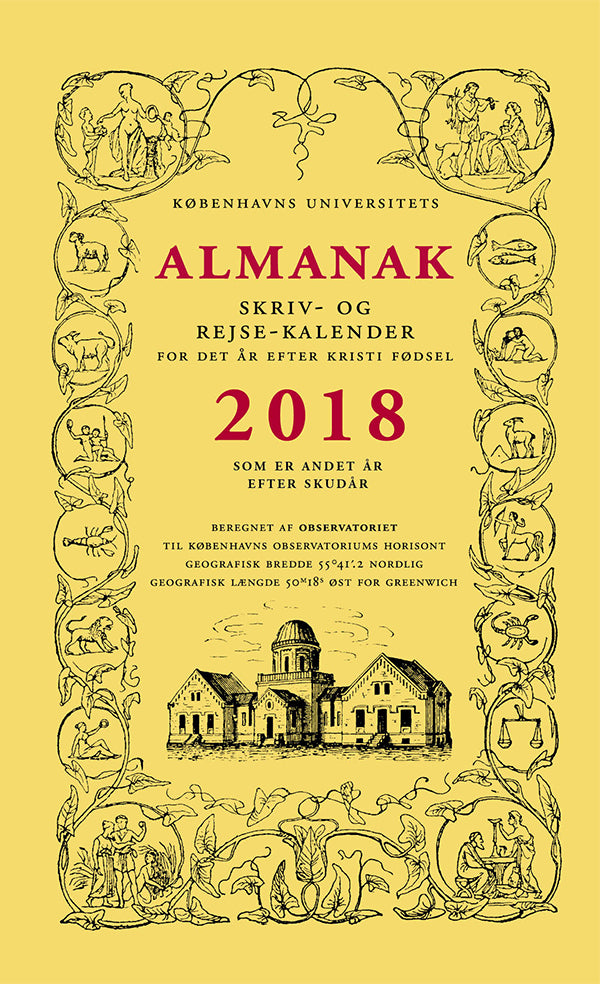 Universitetets Almanak Skriv- og Rejsekalender 2018
