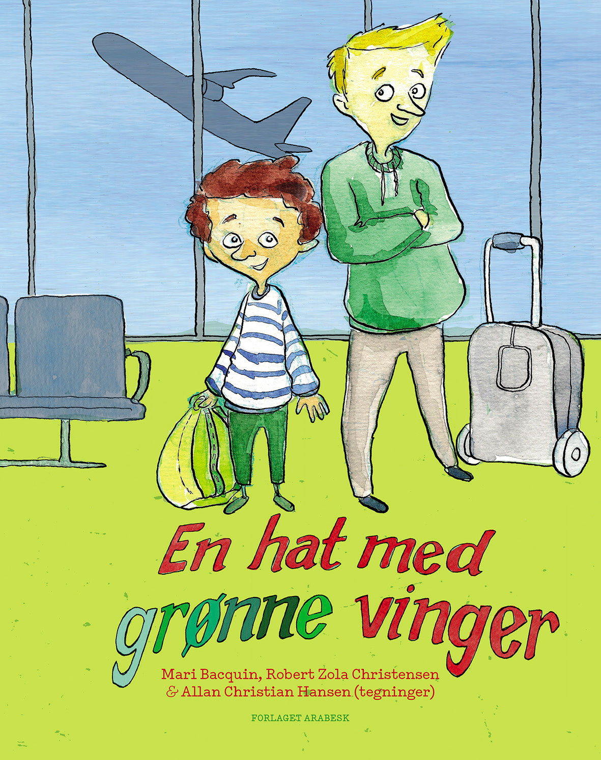 En hat med grønne vinger