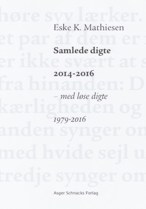 Samlede digte 2014-2016